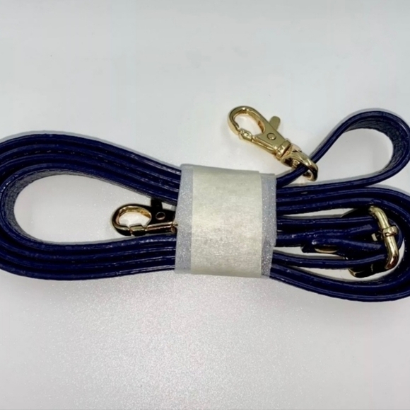 Mona B Posie Crossbody Wristlet Wallet Navy Blue - Picture 10 of 12